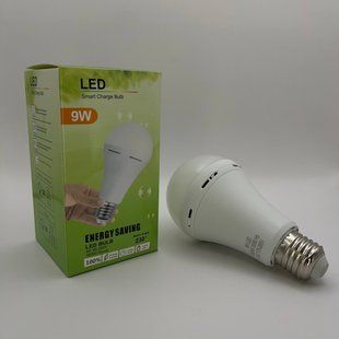 Акумуляторна LED-лампа Smart Charge Bulb (9 W, E27) 009