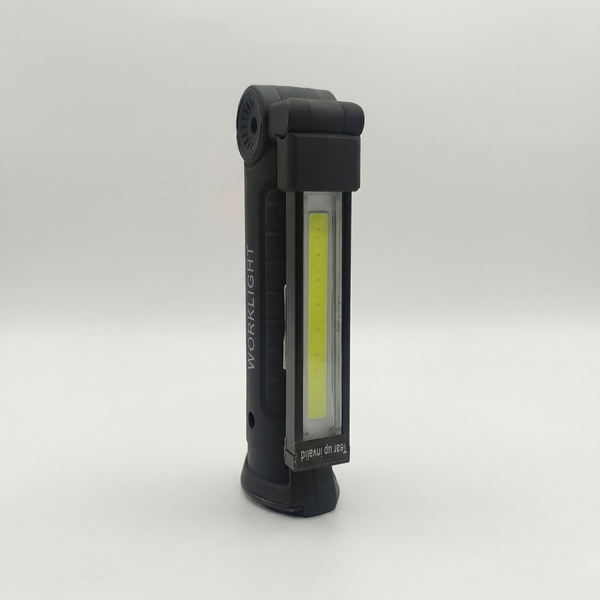 Робоча лампа-трансформер Worklight W-52 у напівскладеному стані, що демонструє поворотний механізм світлового модуля.