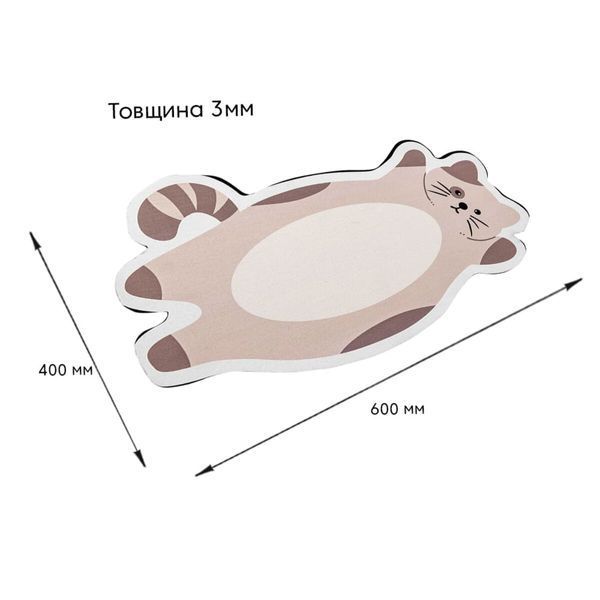 Вологопоглинаючий килимок Котик 400&times;600&times;3 мм SW-00002564