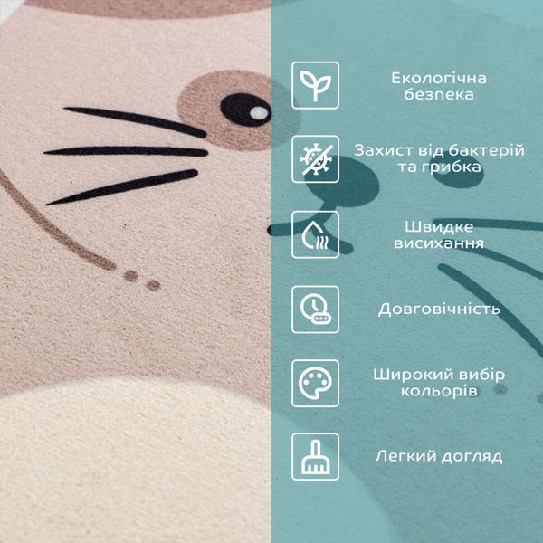 Вологопоглинаючий килимок Котик 400&times;600&times;3 мм SW-00002564