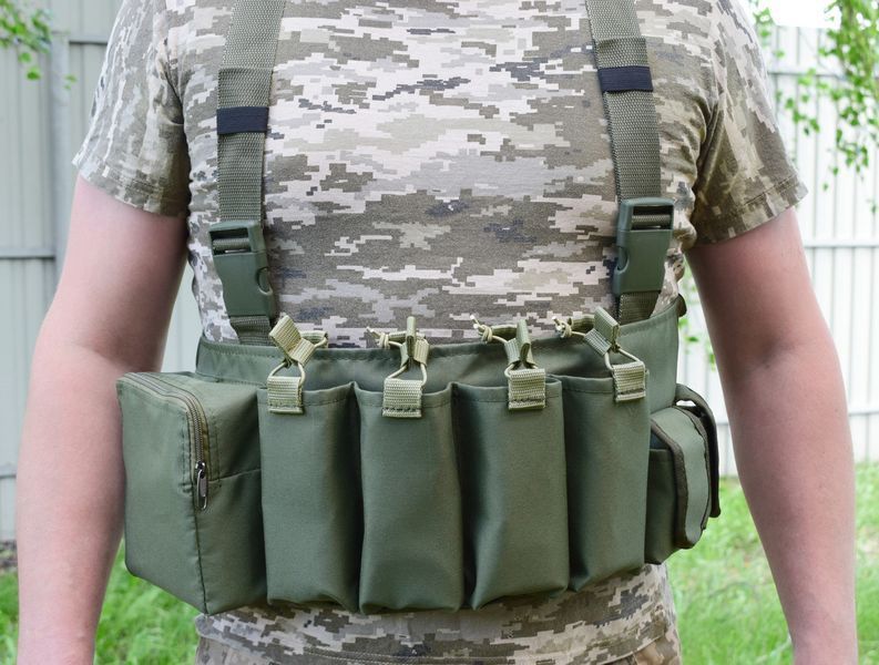 Жилет розвантажувальний з карманом Novator G-2 Khaki 201987 фото