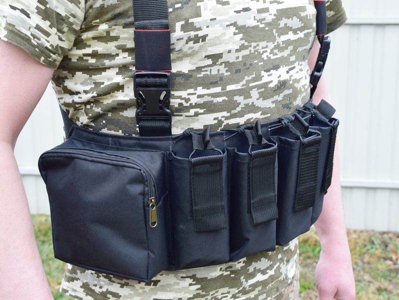 Жилет розвантажувальний з карманом Novator G-3 Black 201988 фото